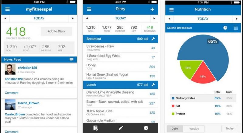 fitness pal app free