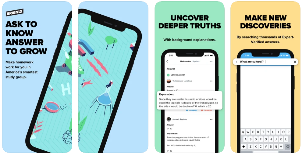 brainly the homework app